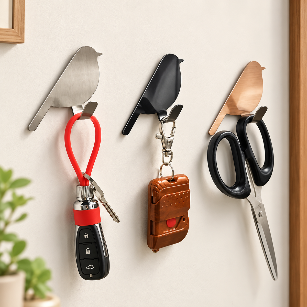 Cute Bird Design Wall Hook