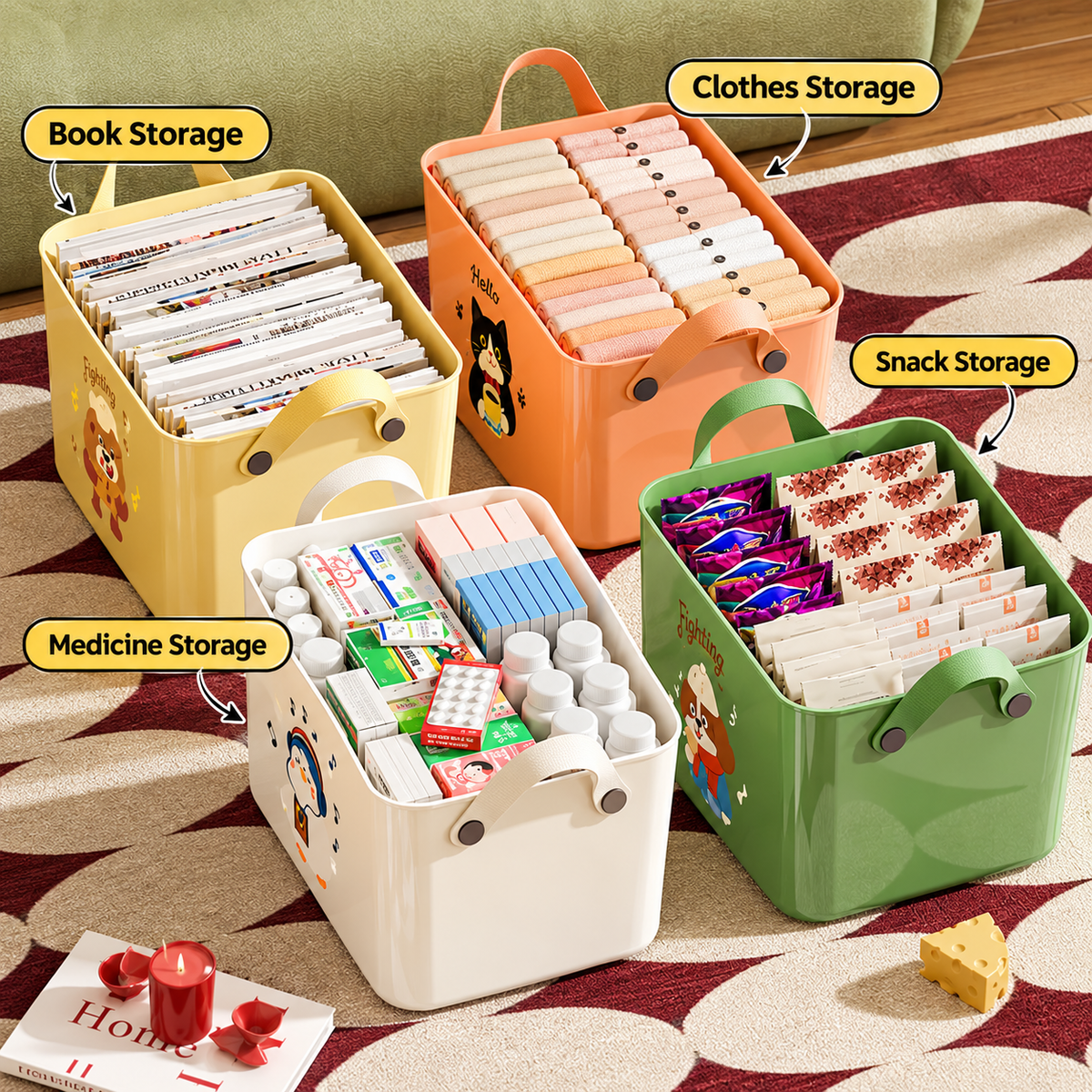 Cute Cartoon Storage Box