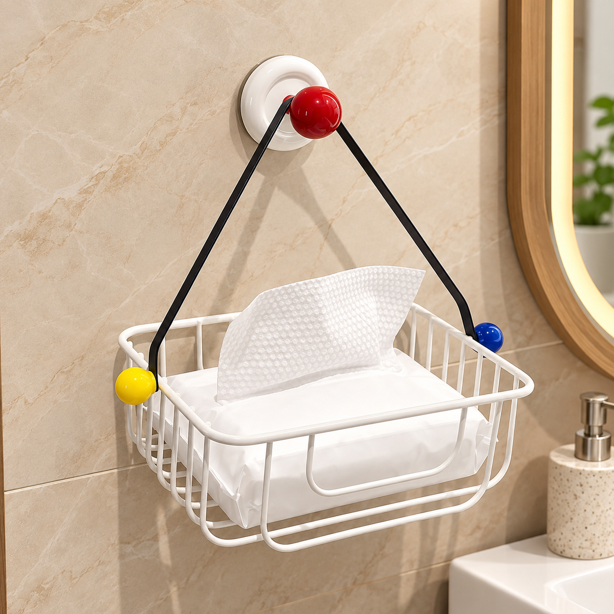 Cute Hanging Wall Utility Basket
