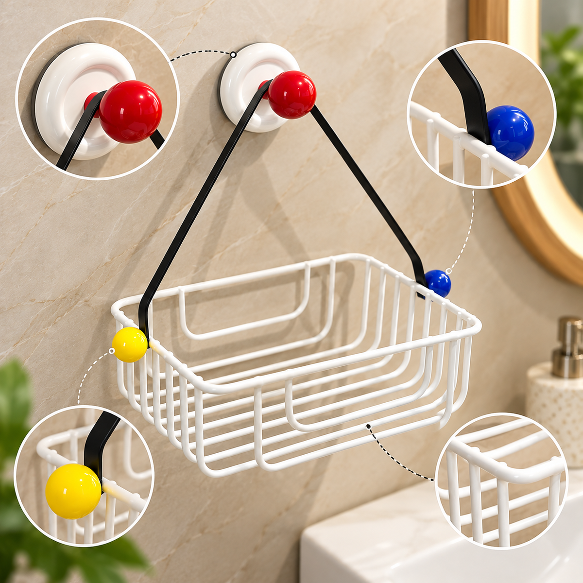 Cute Hanging Wall Utility Basket
