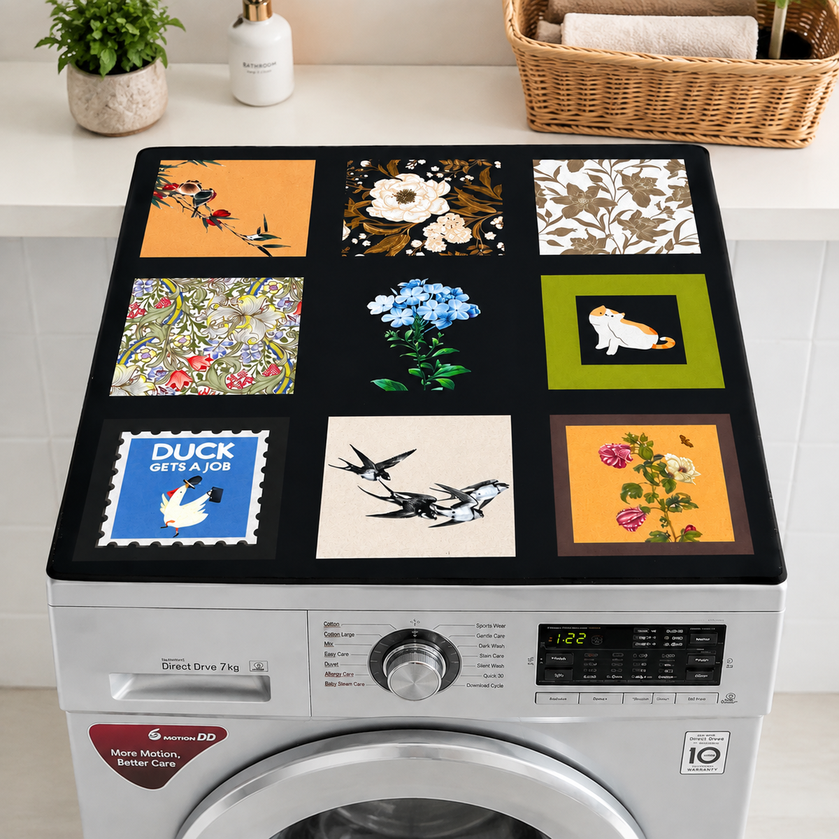 Decorative Washing Machine Mat