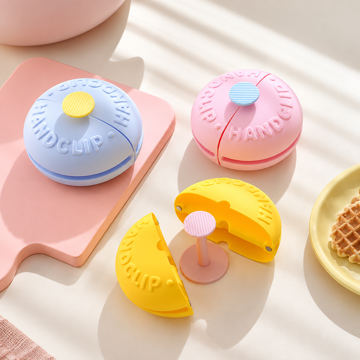 Donut Design Silicone Hand Clips