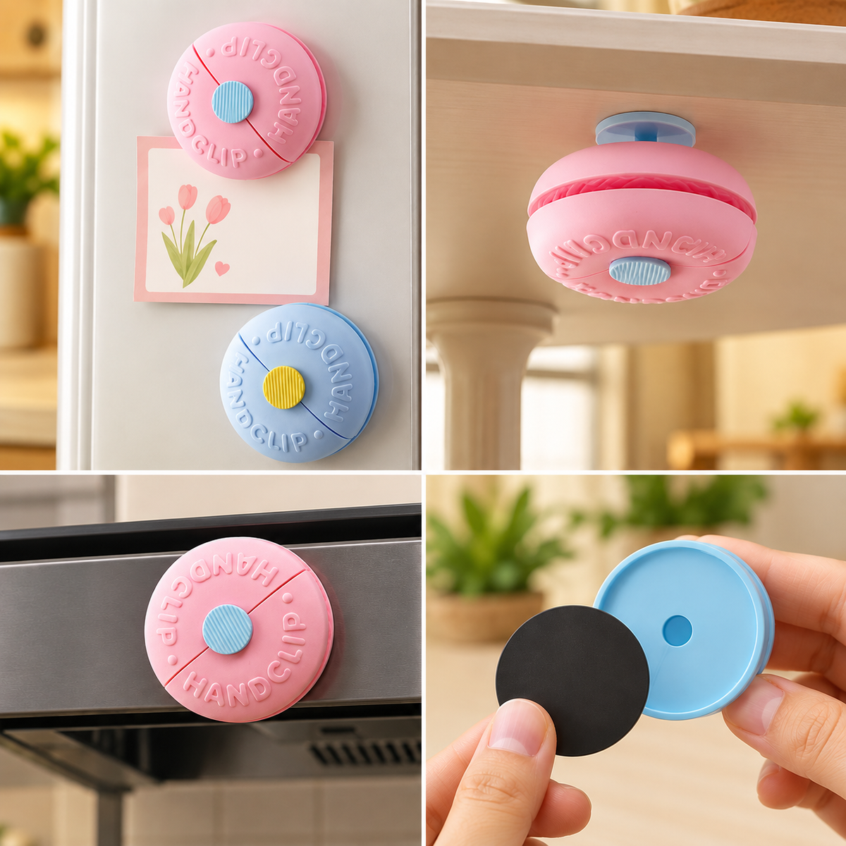 Donut Design Silicone Hand Clips