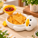 Cute Duck Ceramic Snack Bowl