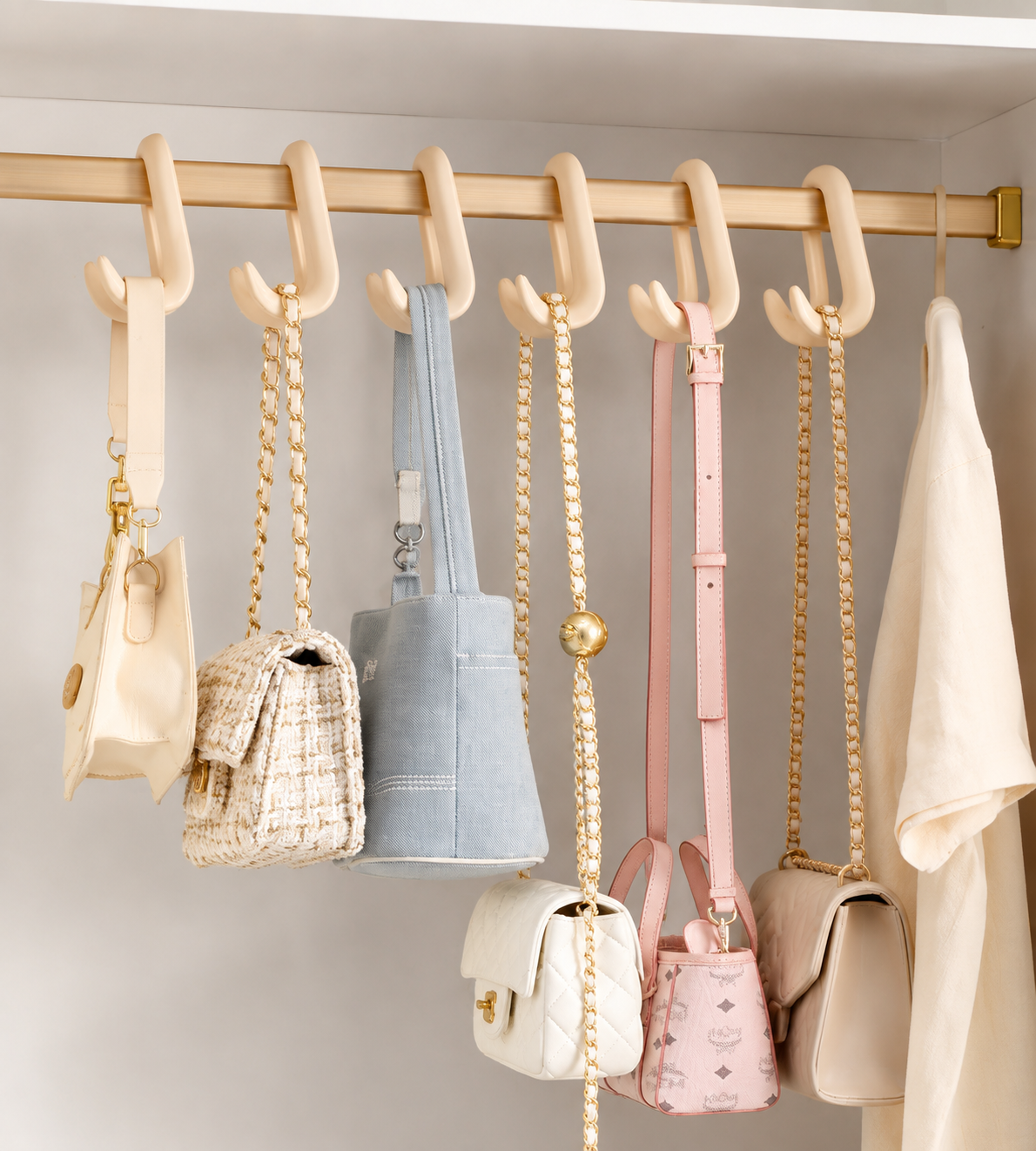 Easy Hang Bag Organizer Hooks