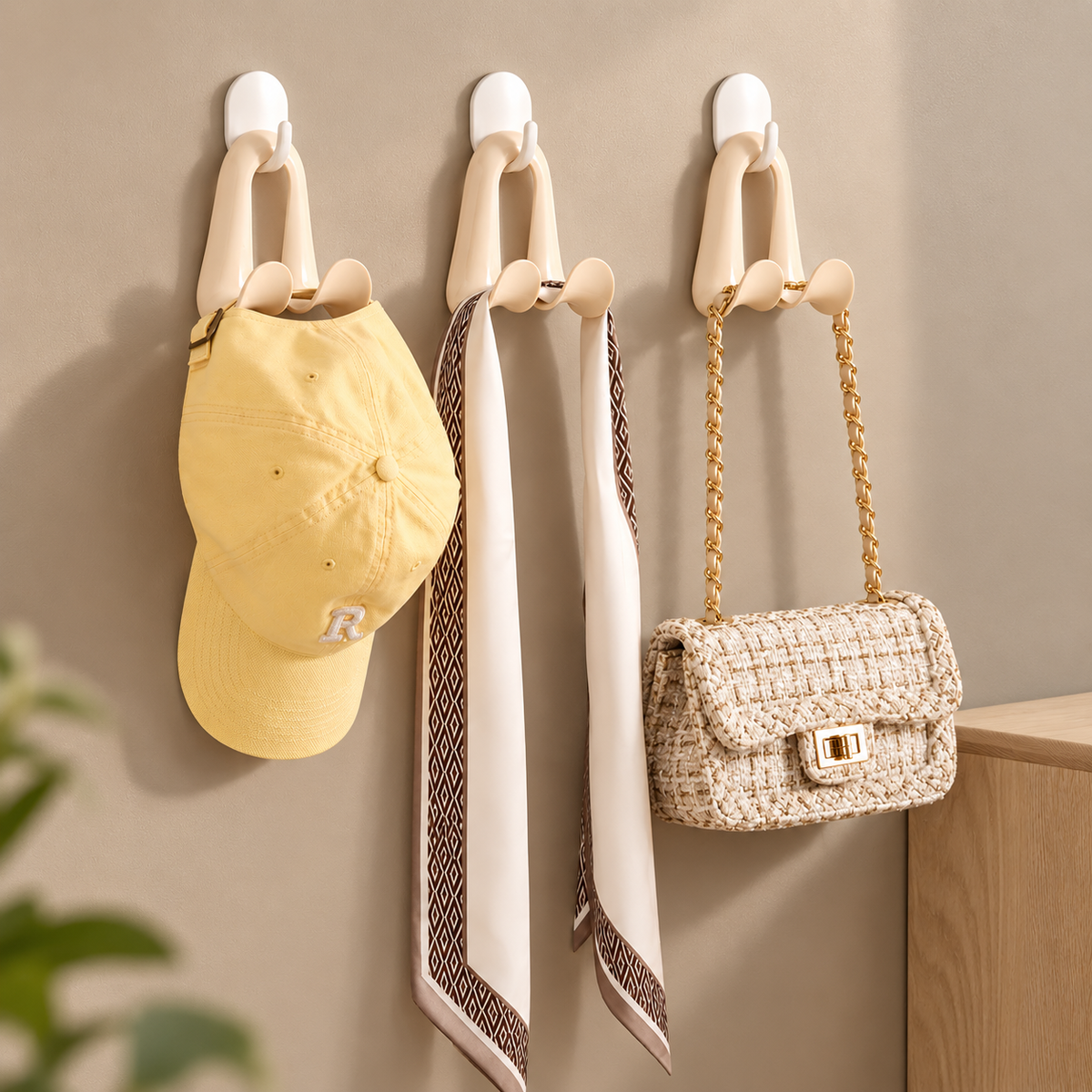 Easy Hang Bag Organizer Hooks