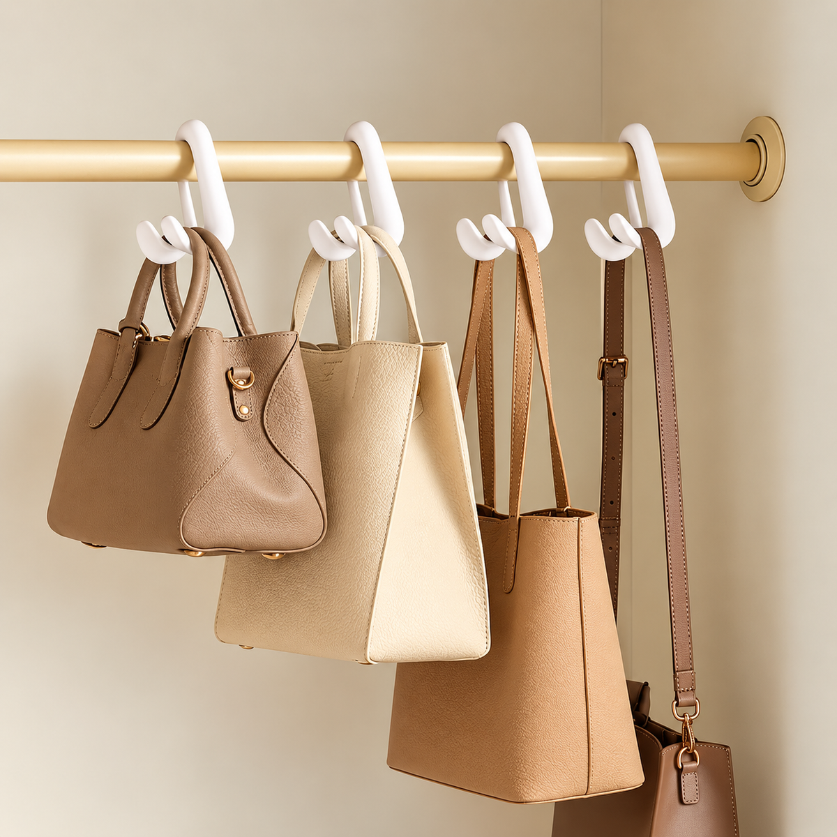 Easy Hang Bag Organizer Hooks