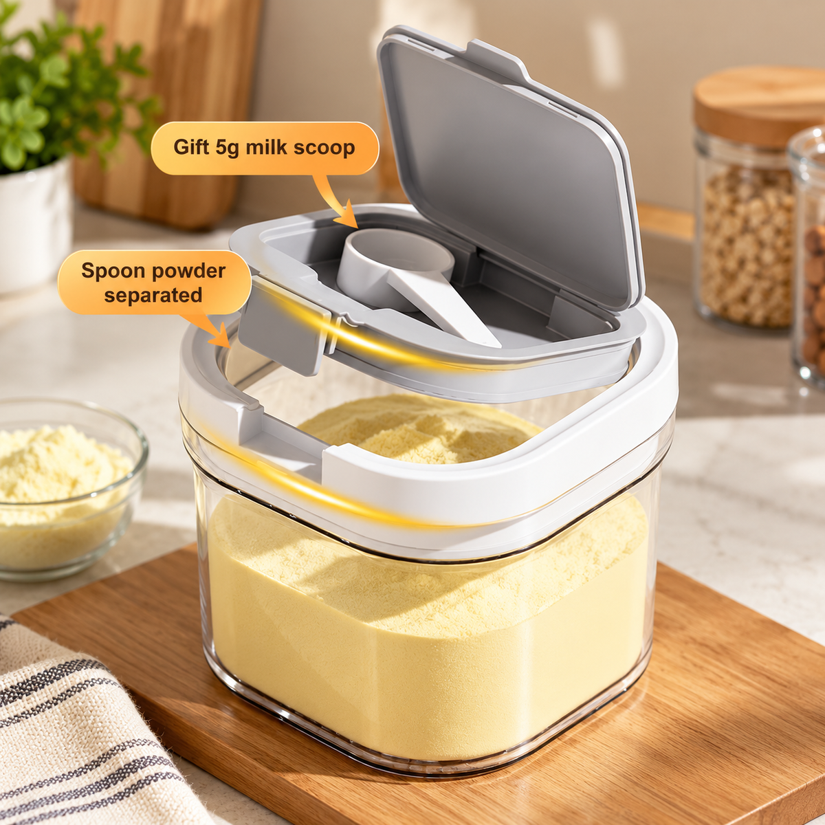 Multipurpose Kitchen Storage Containers