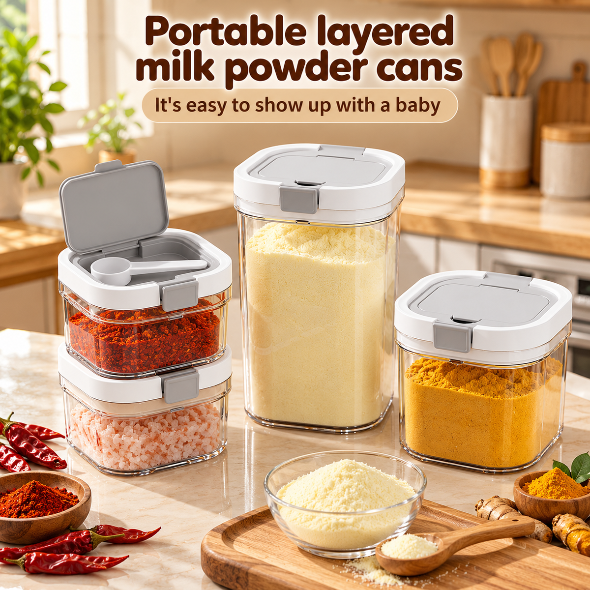 Multipurpose Kitchen Storage Containers