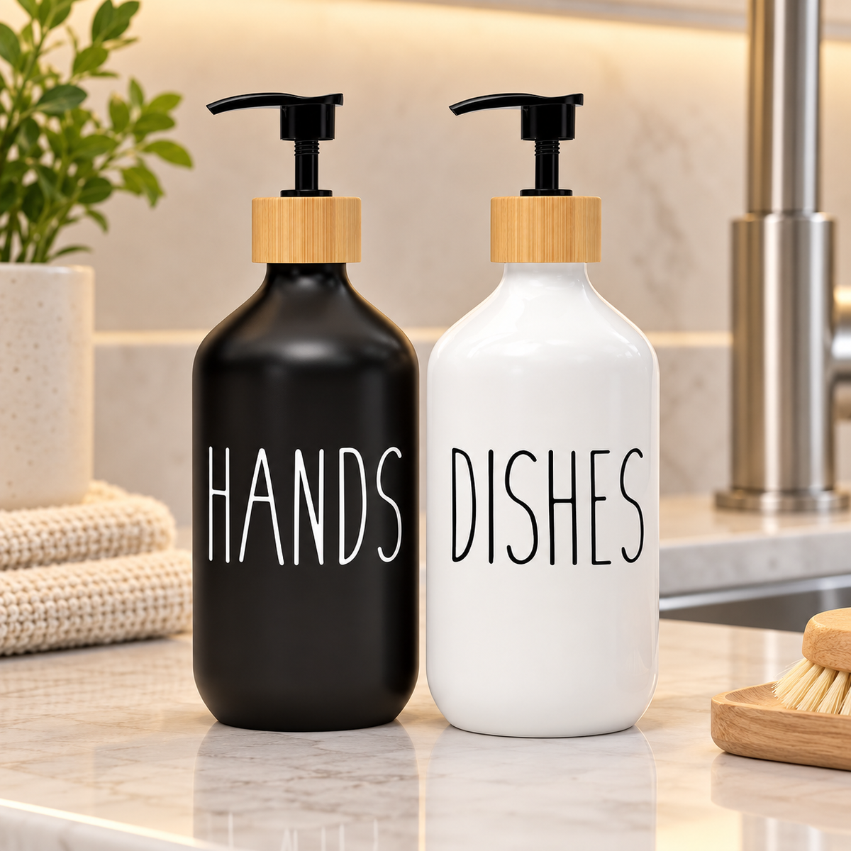 Elegant Refillable Bottle Duo