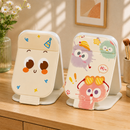 Portable Folding Cute Mirror with Led Lights