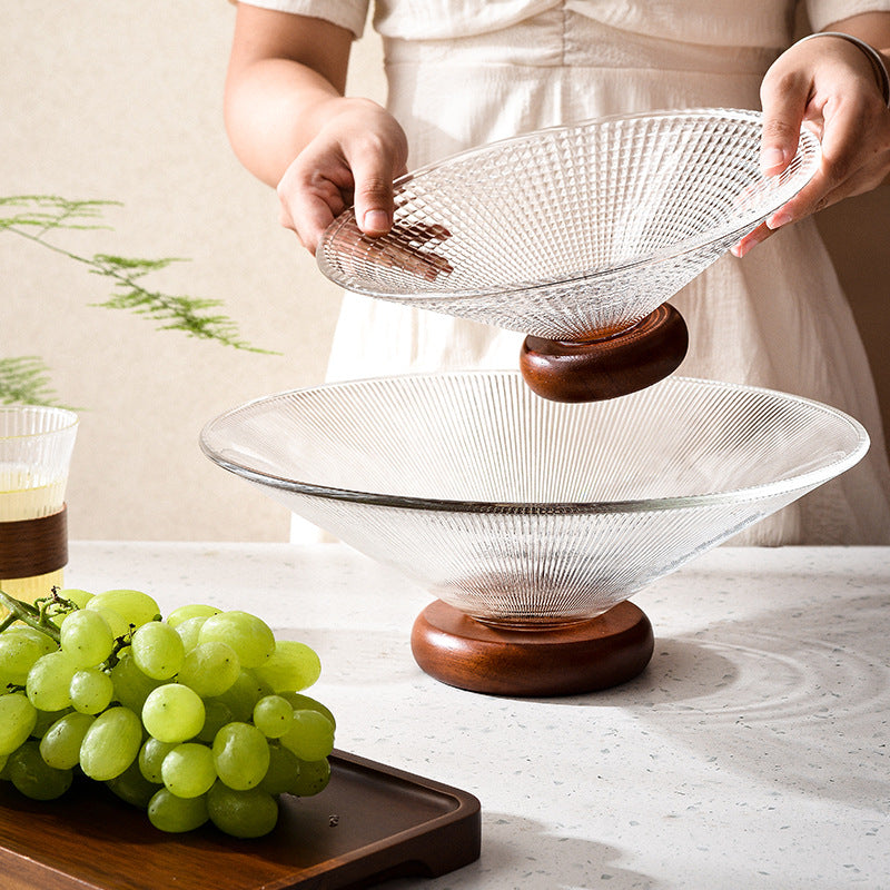 Elegance Glass Fruit Tray