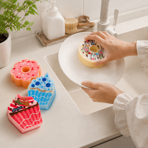 Cute Donut Dish Cleaning Sponge
