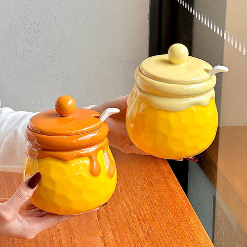 Honey Drip Kitchen Storage Jar