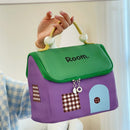Cute Little House Design Make up Bag