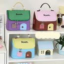 Cute Little House Design Make up Bag