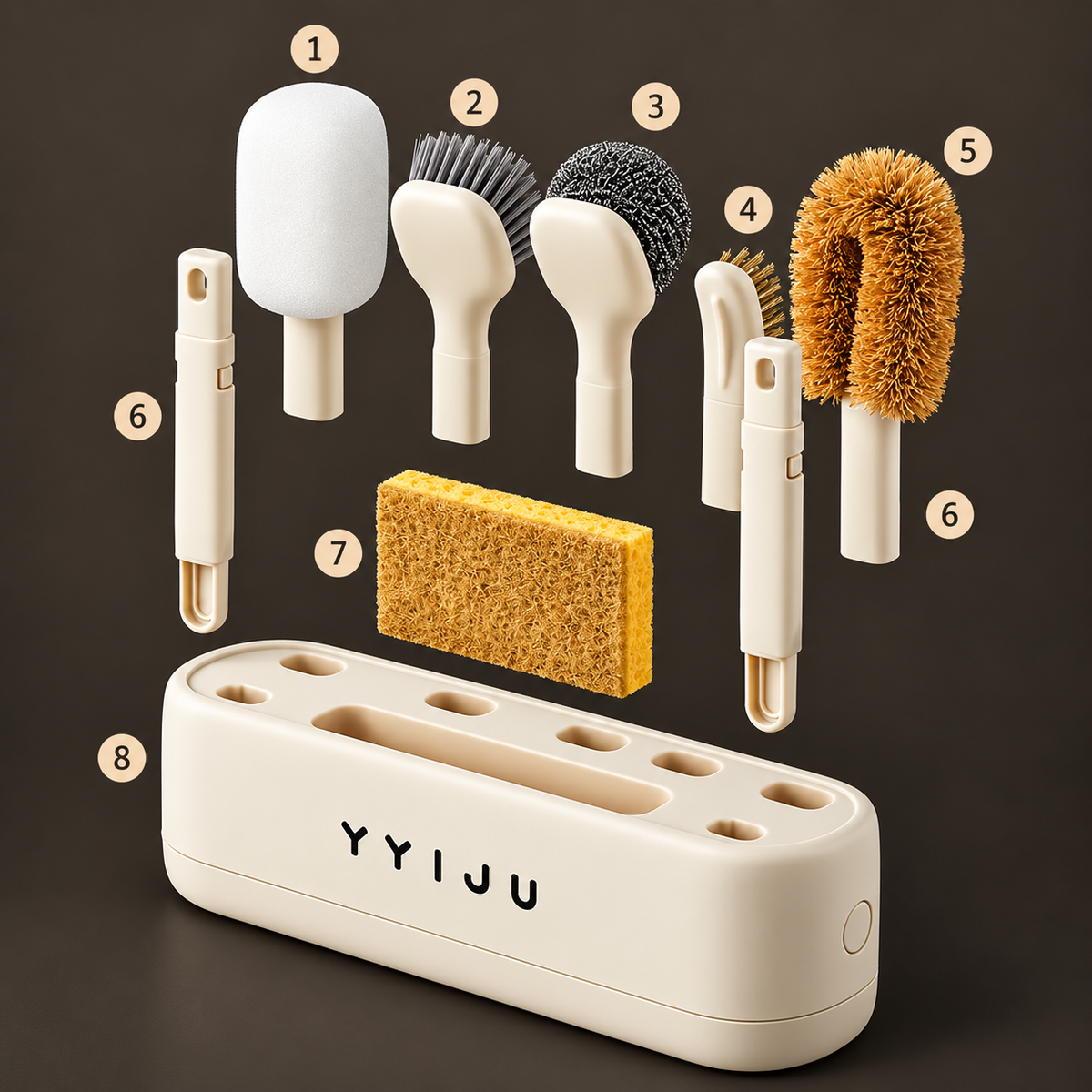 Multi-Tool Kitchen Cleaning Set