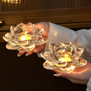 Decorative Crystal Lotus Petal Diya