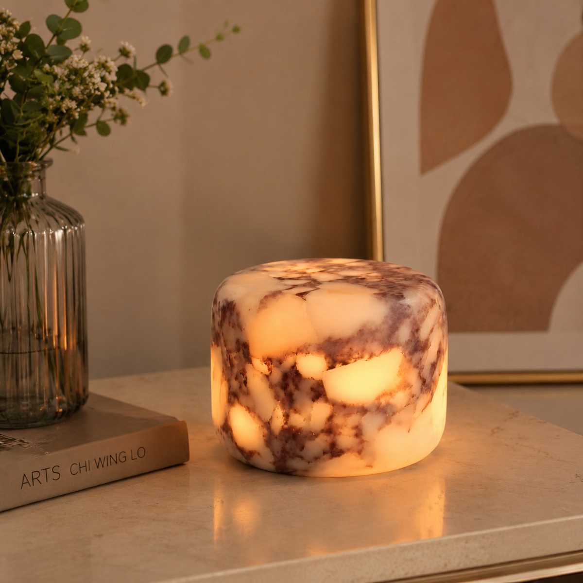 Luxury Marble Stone Table Lamp