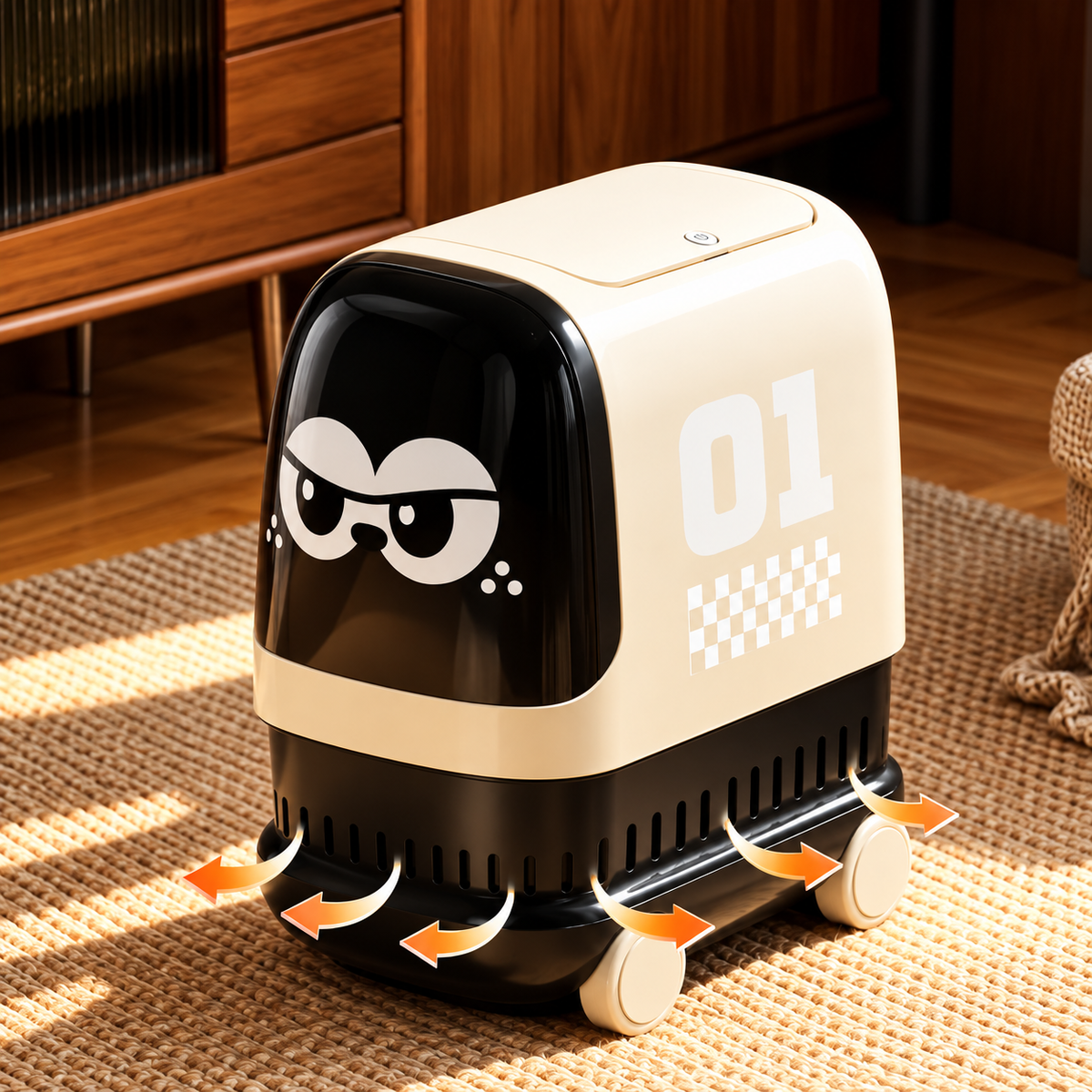Little Zoomie Wheels Car Dustbin