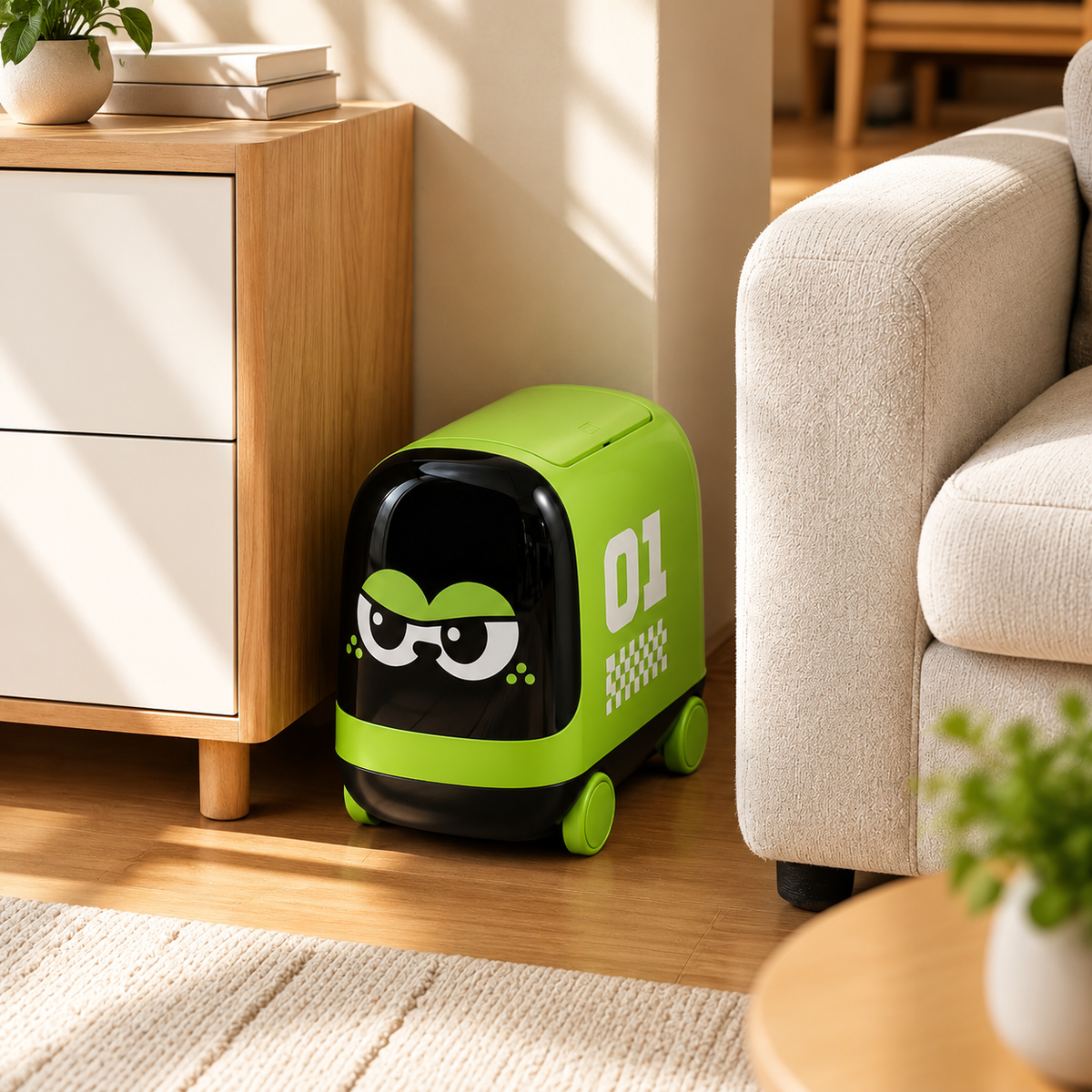 Little Zoomie Wheels Car Dustbin