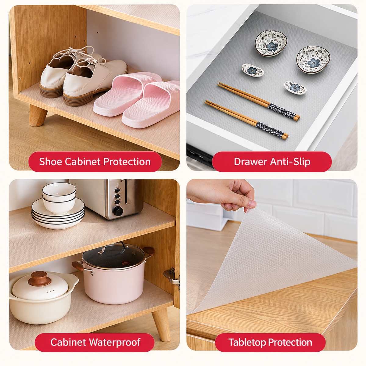 Multipurpose Drawer Shelf Liner Roll