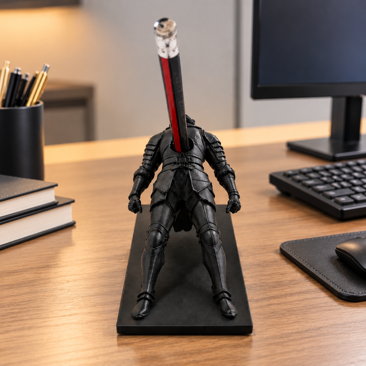 Ninja Warrior Desk Pen Holder