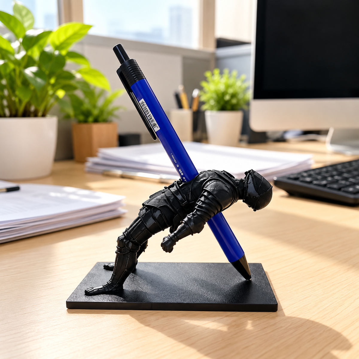 Ninja Warrior Desk Pen Holder