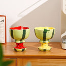 Watermelon Style Serving Bowl