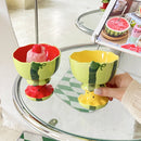 Watermelon Style Serving Bowl