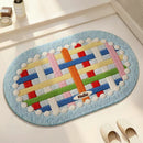 Soft Plush Colorful Floor Mat