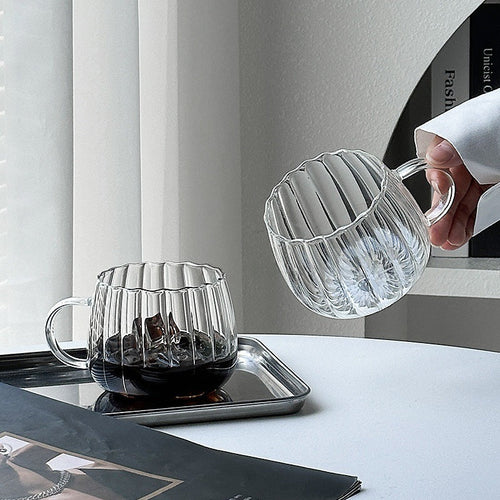 Transparent Pumpkin Shape Cup