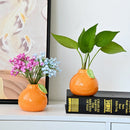 Stylish Orange-Shaped Decorative Vase