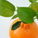 Stylish Orange-Shaped Decorative Vase