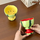 Watermelon Style Serving Bowl