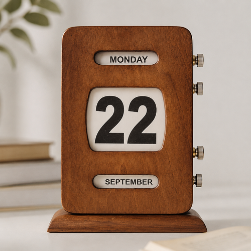 Premium Perpetual Desk Calendar