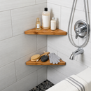Premium Wooden Bathroom Corner Shelf