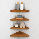 Premium Wooden Bathroom Corner Shelf
