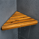 Premium Wooden Bathroom Corner Shelf