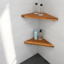 Premium Wooden Bathroom Corner Shelf