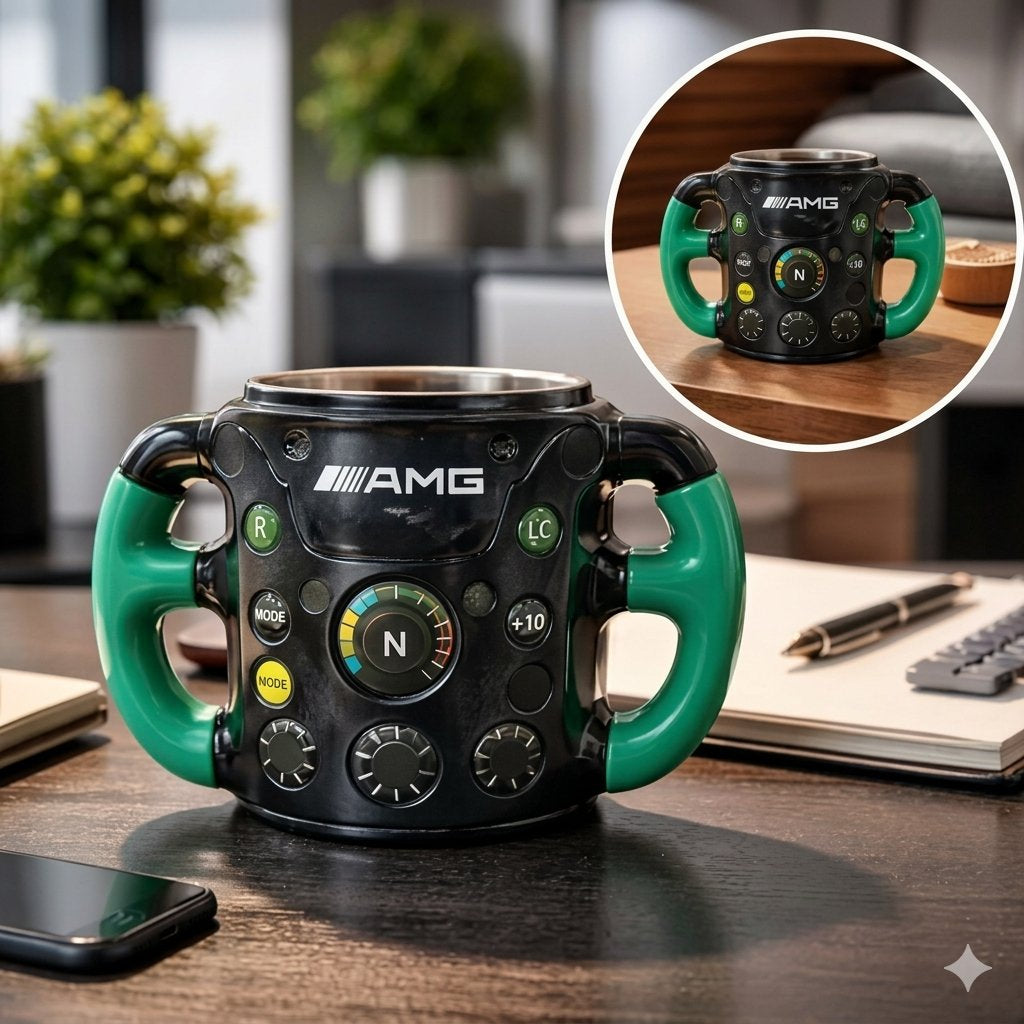 Racing Steering Wheel Mug
