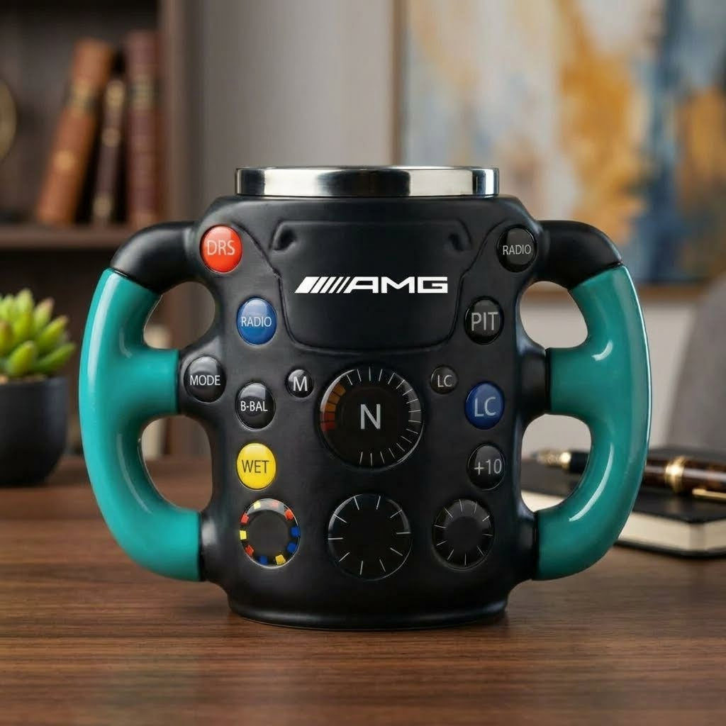 Racing Steering Wheel Mug