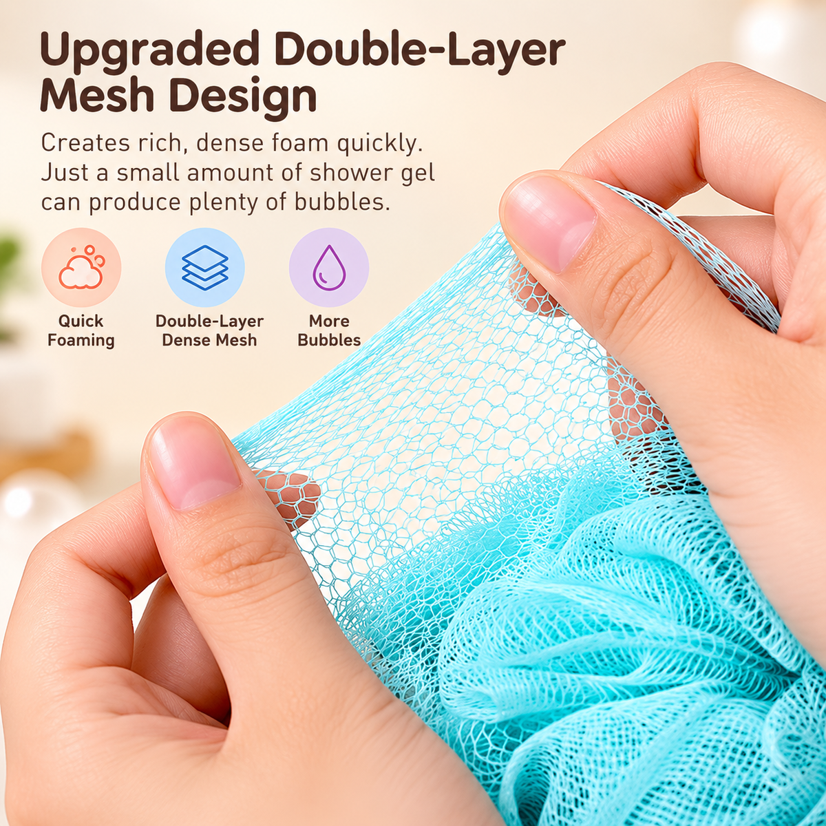 Refillable Body Wash Sponge