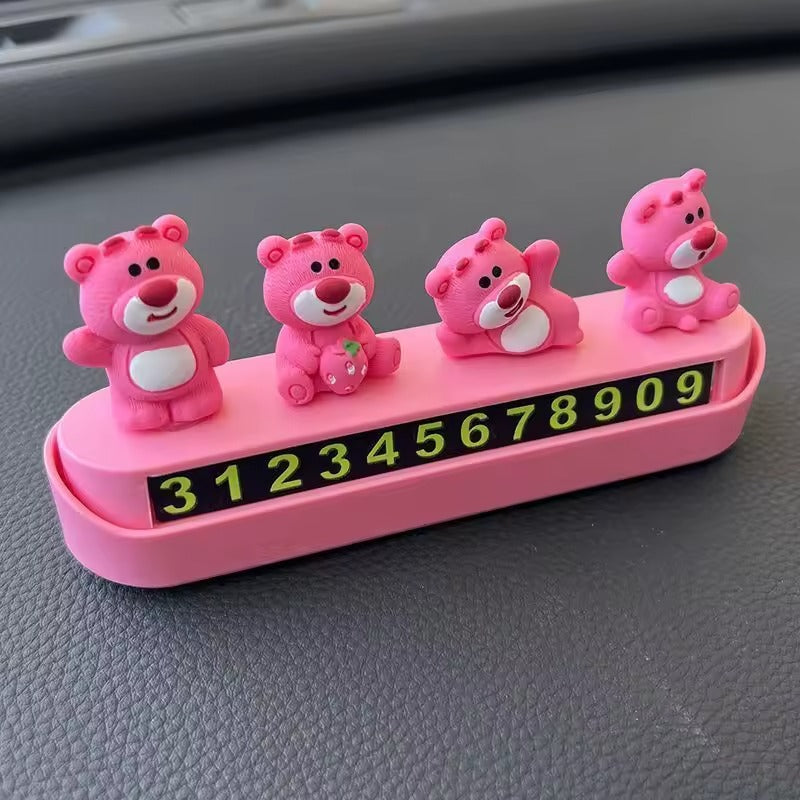 Cute Strawberry Bear Decor