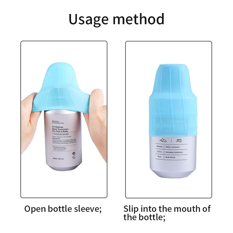 Silicone Cover For Toiletries Bottles