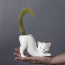 Cute Cat Ceramic Planter Pot