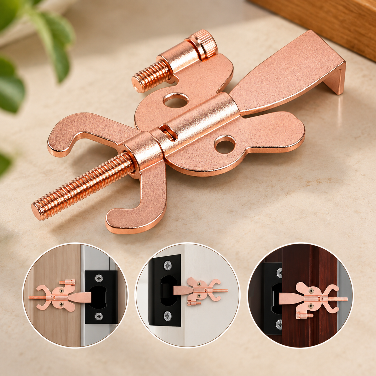 Butterfly Door Security Lock