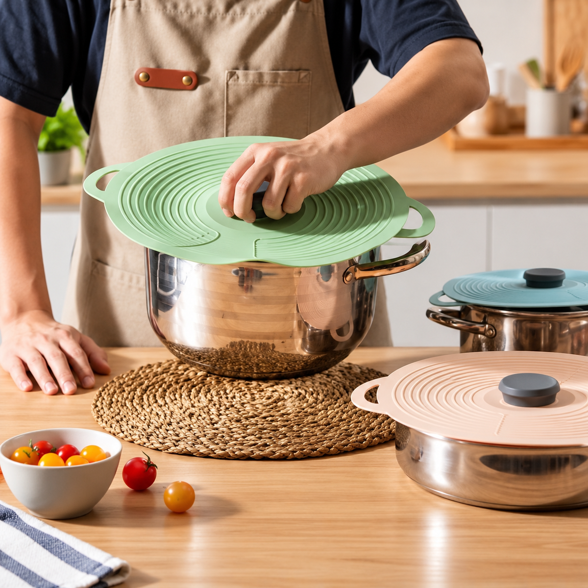 Universal Silicone Bowl Cover Set