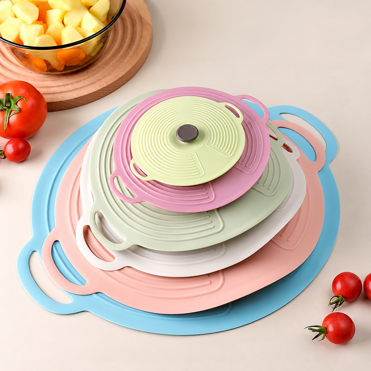Universal Silicone Bowl Cover Set