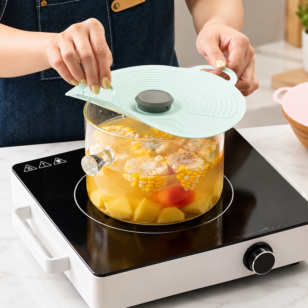 Universal Silicone Bowl Cover Set